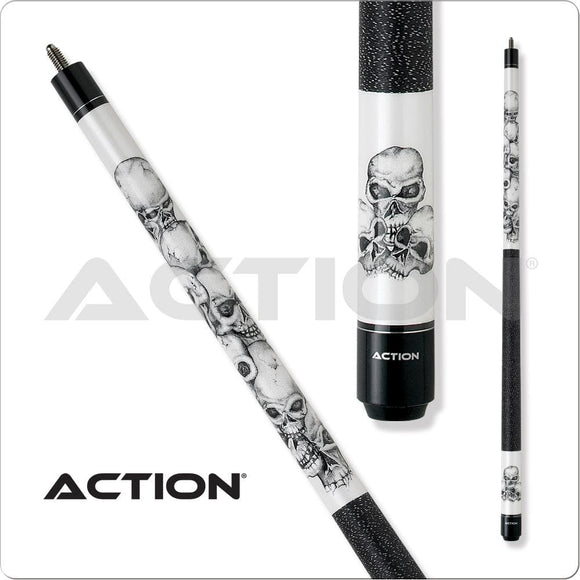 Action Adventure ADV60 Stacked Skulls Cue
