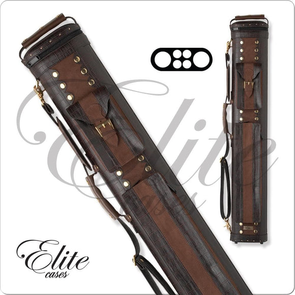 Elite ECC24 2x4 Classic Leather Hard Cue Case