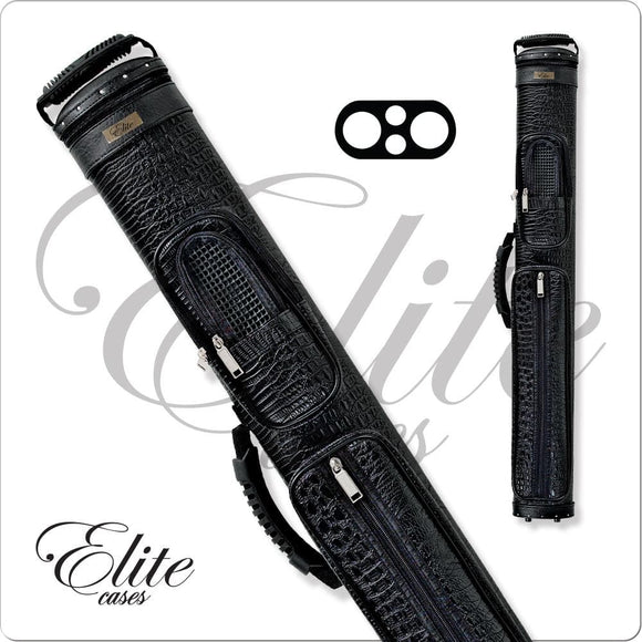 Elite ECCP22 2x2 Precision Hard Cue Case Black