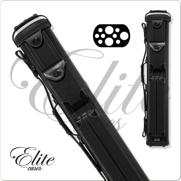 Elite ECV37 3x7 Vintage Hard Cue Case Black