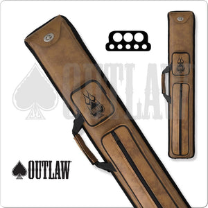 Outlaw OLH35 3x5 Hard Cue Case Flames