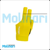 Molinari BGLMOL Billiard Glove One size fits most Left hand Yellow
