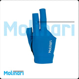 Molinari BGRMOL Billiard Glove Right Hand Cyan