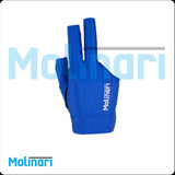 Molinari BGRMOL Billiard Glove Right Hand Royal Blue