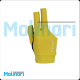 Molinari BGRMOL Billiard Glove Right Hand Yellow