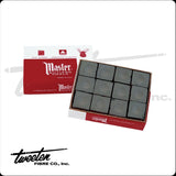 Master CHM12 Chalk 12 Piece Box Charcoal