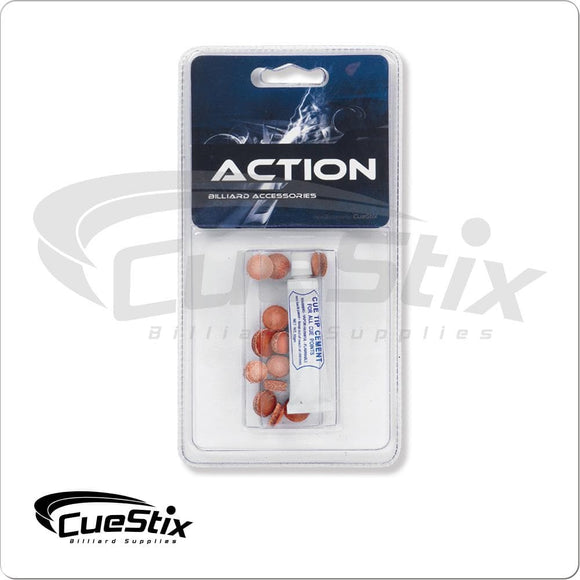 Action TRGT Cue Tips & 10G Glue in Blister Pack